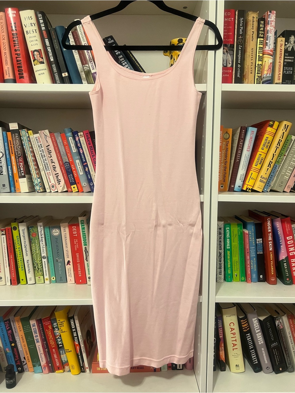American Apparel Women’s Pink Tank Midi Dress